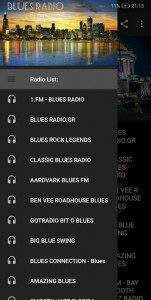 اسکرین شات برنامه Blues music radio 1