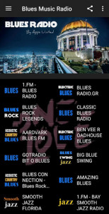 اسکرین شات برنامه Blues music radio 2