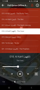اسکرین شات برنامه Full Quran Abdulbasit Offline 4