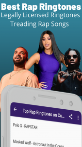 اسکرین شات برنامه Rap Music Ringtones - Hip Hop 1