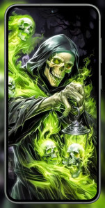 اسکرین شات برنامه Grim Reaper Wallpaper 4