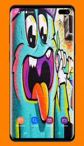 اسکرین شات برنامه Graffiti Wallpaper 3