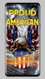 اسکرین شات برنامه American Flag Wallpaper 1