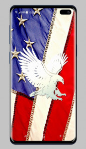 اسکرین شات برنامه American Flag Wallpaper 6