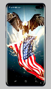 اسکرین شات برنامه American Flag Wallpaper 5