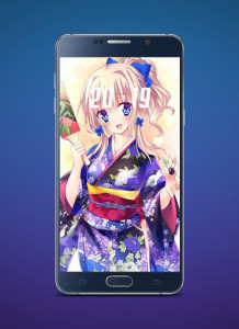 اسکرین شات برنامه Kimono Anime Wallpaper 2