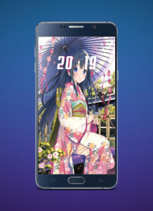 اسکرین شات برنامه Kimono Anime Wallpaper 6