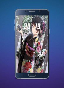 اسکرین شات برنامه Kimono Anime Wallpaper 5