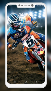 اسکرین شات برنامه Motocross Wallpaper 3