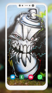 اسکرین شات برنامه Graffiti Wallpaper 6