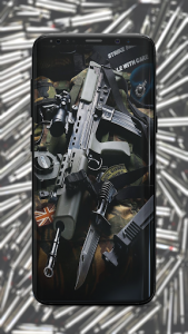 اسکرین شات برنامه Gun Wallpaper HD 5