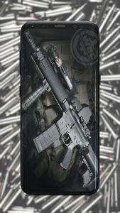 اسکرین شات برنامه Gun Wallpaper HD 6