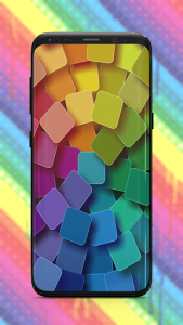 اسکرین شات برنامه Rainbow Wallpaper 2