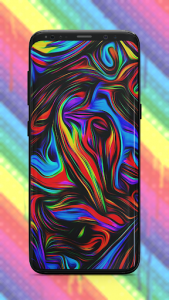اسکرین شات برنامه Rainbow Wallpaper 3