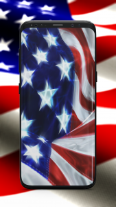 اسکرین شات برنامه American Flag Wallpaper 4