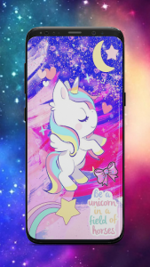 اسکرین شات برنامه Cute Unicorn Wallpapers 6