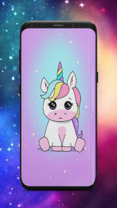 اسکرین شات برنامه Cute Unicorn Wallpapers 4