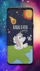 اسکرین شات برنامه Cute Unicorn Wallpapers 2