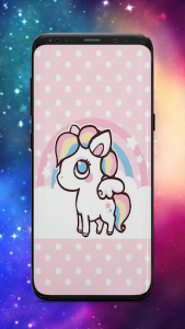 اسکرین شات برنامه Cute Unicorn Wallpapers 8