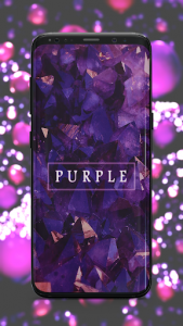اسکرین شات برنامه Purple Wallpaper 1