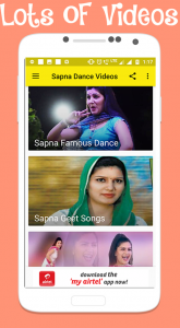 اسکرین شات برنامه Sapna Chaudhary Videos:- Sapna Dance Videos 2