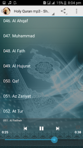 اسکرین شات برنامه Full Quran mp3 Sudais Offline 8