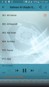 اسکرین شات برنامه Salman Al Utaybi Full Audio Quran Offline 2