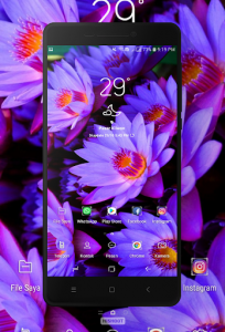 اسکرین شات برنامه Purple Flower Wallpaper 6