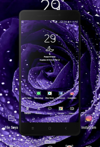 اسکرین شات برنامه Purple Flower Wallpaper 5