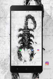 اسکرین شات برنامه Scorpion Wallpaper 5