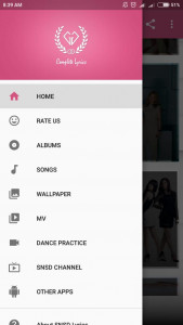 اسکرین شات برنامه SNSD Lyrics (Offline) 1