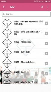 اسکرین شات برنامه SNSD Lyrics (Offline) 5
