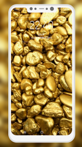 اسکرین شات برنامه Gold Wallpaper 3
