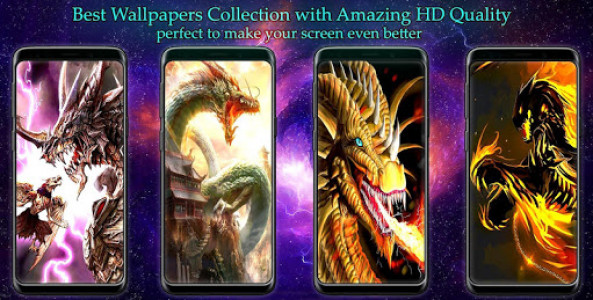 اسکرین شات برنامه Dragon Wallpaper 1