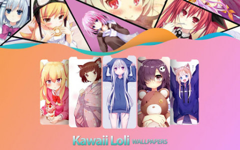 اسکرین شات برنامه Kawaii Loli Wallpaper 7