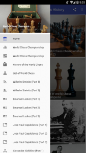 اسکرین شات برنامه World Chess Champions History ♟️ 1