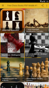 اسکرین شات برنامه Free Chess Books PDF (Middlegame #1) ♟️ 1