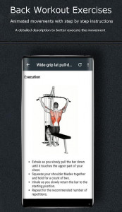 اسکرین شات برنامه Back Workout Exercises 3