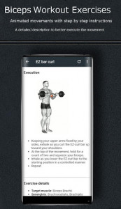 اسکرین شات برنامه Biceps Workout Exercises 3