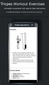 اسکرین شات برنامه Triceps Workout Exercises 5