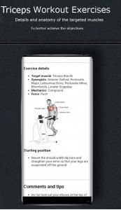 اسکرین شات برنامه Triceps Workout Exercises 6