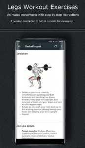اسکرین شات برنامه Legs Workout Exercises 2