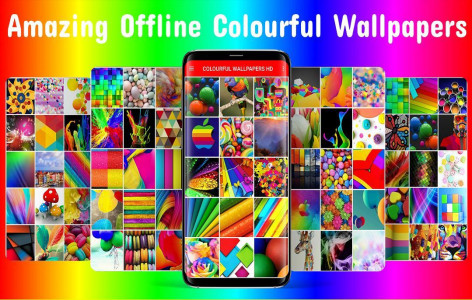 اسکرین شات برنامه Colourful Wallpapers HD 1