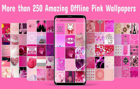 اسکرین شات برنامه Pink Wallpapers HD 1