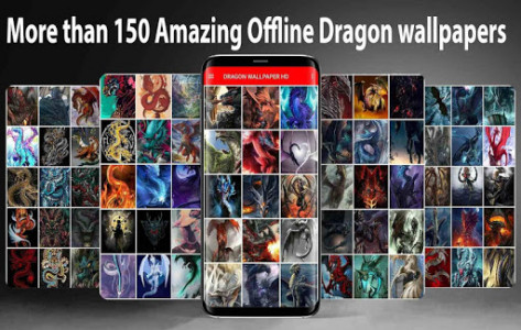 اسکرین شات برنامه Dragon Wallpapers HD 1