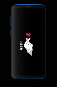 اسکرین شات برنامه Finger Heart Wallpapers HD 3