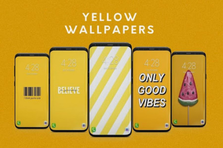 اسکرین شات برنامه Yellow Wallpapers 1