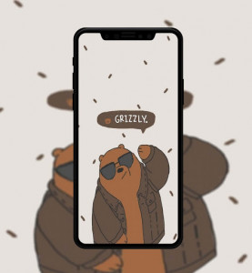 اسکرین شات برنامه Cute Bear Cartoon Wallpaper 6