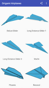 اسکرین شات برنامه How To Make Origami Flying Airplanes Paper Flight 1