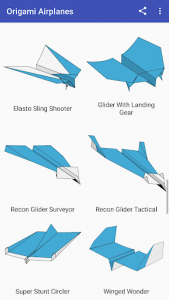 اسکرین شات برنامه How To Make Origami Flying Airplanes Paper Flight 2